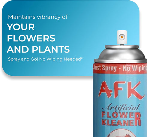 Floral Home Silk Flowers and Plants Aerosol Cleaner Spray - Artificial Plant Cleaner & Leaf Shine Spray for Indoor
