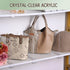 12Pcs Closet Closet Closet Closet (12Pack) Shelf Dividers for Organization, Purse Organizer Acrylic Shelf Dividers