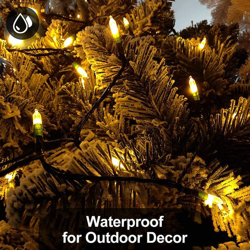 MASHANG Christmas Lights, Battery Operated 50 LED Mini String Lights with Timer for Indoor Outdoor Decor