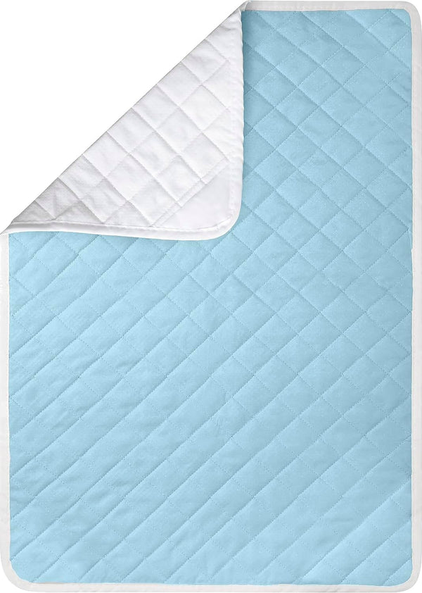HOLDN’ STORAGE Ironing Mat, Magnetic Laundry Mat, 28.25” x 19”, Blue, Quilted, Washer and Dryer Countertop