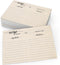 321Done Recipe Cards: Made in USA, 4x6 Tan, Double-Sided Thick Cardstock, Pack of 50