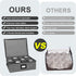 2Pack, 12 Mayniu Cup and Mug Storage Box China Storage Containers for Tea Cups or Coffee Mugs with Zipper Lid and Rivet