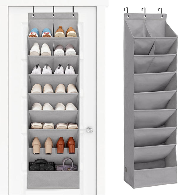 STORAGE MANIAC Over the Door Shoe Organizer Heavy-Duty Large Deep Pocket Hanging