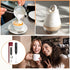 KIEUN Milk Frother for Coffee, Handheld Battery Operated Electric Milk Frother for Coffee, Latte, Hot Chocolate, Macha