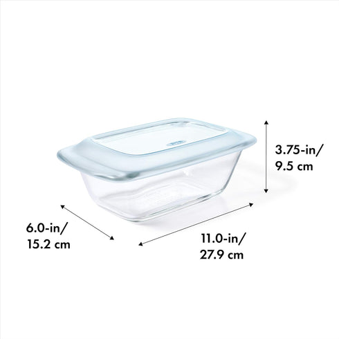OXO Good Grips Borosilicate Glass Loaf Pan with Lid - Durable & Versatile