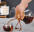 Pour Over Coffee Maker with Reusable Stainless Steel Filter, Lead-Free Borosilicate Glass Carafe