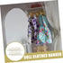 20pcs Miniature Doll Suit Hangers - Iron Wire Doll Clothes Hangers for Small House Wardrobe Ornaments