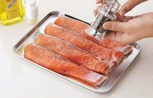 TeamFar 4 Piece Baking Pan with Rack Set, 12.5’’ x 9.5’’ Stainless Steel, Easy Clean
