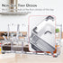 V·RESOURCING Clear Seasoning Box, 5 Pieces Clear Storage Container for Spice, Salt, Sugar, Condiment Jars with Spoons