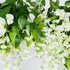 HANDIC Wisteria Garland 5pack - 33Ft Artificial Fake Wisteria Vine Hanging Flowers Fake Vines Plants