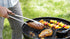 Outset QB22 Locking Stainless Steel Grill Tongs, Extra Long 22", Rosewood Handles