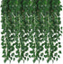 Kalolary 84 Feet Scindapsus Artificial Ivy Garland, 12 Strands Green Leaves Vine for Wedding Arch, Party Decoration