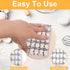 AIERSA 2Pcs Gold Fish Cracker, 25 Cavity Mini Gold Fish Cookie Cutter, Non-Stick Stainless Steel Molds