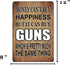 Rogue River Tactical Funny Pro Gun Metal Tin Sign, 12x8 Inch Wall Décor for Man Cave Bar
