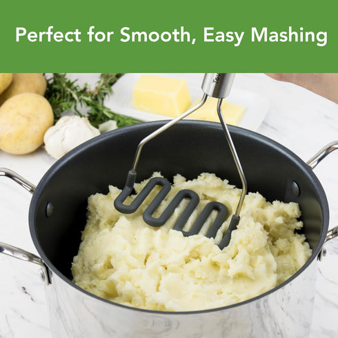 Tovolo Silicone Potato Masher - Charcoal