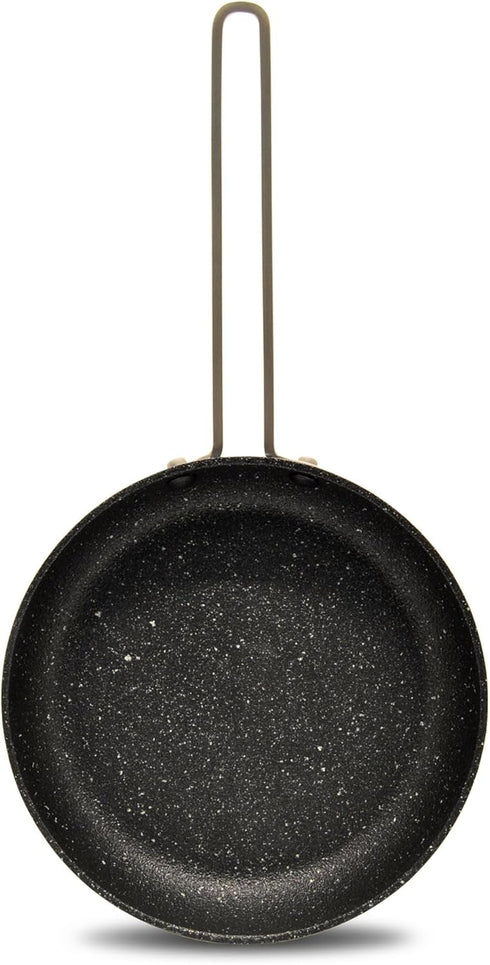 Starfrit The Rock 16cm Non-Stick Egg Fry Pan - 6.5" Durable Forged Aluminum, PFOA Free, Black