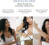 AIIR Amethyst Hair + Energy Refresher - 2 Fl Oz Crystal Infused Room and Hair Mist with Rose Water