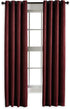 Curtainworks Lenox Grommet Curtain Panel, 50 by 84", Wine.