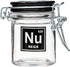 Airtight Glass Herb Mini Storage Jar with Clamping Lid, Choice of Design (Nugs, Small)