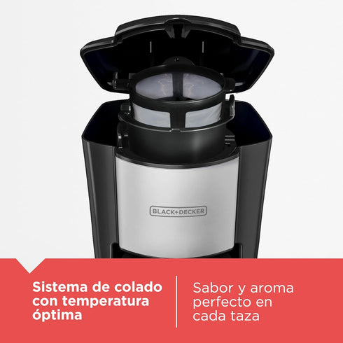 Compact Single Serve Coffeemaker in Black