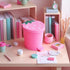 2PCS 1 2 20 3D Strawberry Trash Can, Gallon Small Trash Cans Cutecore Room Decor Kawaii Cute Trash Can for Bedroom