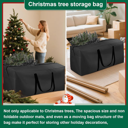 420D 68" 68" 29" 20" Cushion Storage Bag Waterproof Rectangular Outdoor Patio Cushion Storage Bags Outdoor Cushion