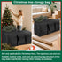 420D 68" 68" 29" 20" Cushion Storage Bag Waterproof Rectangular Outdoor Patio Cushion Storage Bags Outdoor Cushion