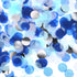 TecUnite Round Tissue Paper Table Confetti Dots, 1.76 oz, White Blue Confetti for Wedding Birthday Party Decoration