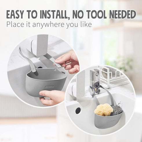 Set 2 Set 2 Sophie & Panda Silicone Sponge Holder for Kitchen Sink Bags of - Easy to Use Soap Holder No Installation