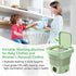 MacLehose Mini Portable Washing Machine, Mini Washer and Dryer Combo, 9L, Foldable for Baby Clothes, Underwear, Socks,