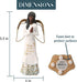 Pavilion Gift Company Mother You are A Blessing, 5.5 Inch African American Praying Collectible Resin Angel Figurine