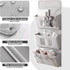 Wall Hanging Organizer Canvas with Pockets, Waterproof Oxford Cloth Storage Bag for Kitchen, Bedroom, Bathroom, Office