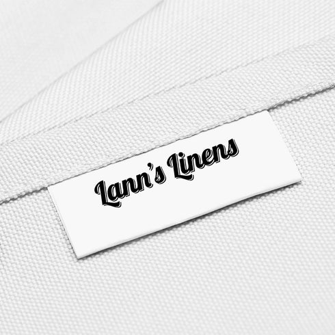 Lann's Linens - 70" Square Premium Tablecloth for Wedding/Banquet/Restaurant, White