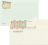 Retro Recipe Cards from Dashleigh: 48 Blank, Water-Resistant, Double-Sided Cards, 4x6 inches