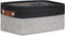 DULLEMELO Small Collapsible Fabric Basket for Organizing, Shelves, Closets, Laundry, Decorative Gift Basket (Black &