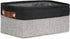 DULLEMELO Small Collapsible Fabric Basket for Organizing, Shelves, Closets, Laundry, Decorative Gift Basket (Black &