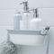 SlipX Solutions Power-Lock Shower Organizer Caddy with Suction Cups, Holds Up to 22lbs for Shampoo & Soap