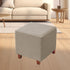 Bifaun Vogel Ottoman Cover Square Jacquard Stretch Thick Folding Storage Covers Footstool Protector with Elastic Bottom