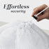 Mesh XL Laundry Bags - Pack of 2, Large 24" x 36", Durable with Secure Drawstring Closure (White)