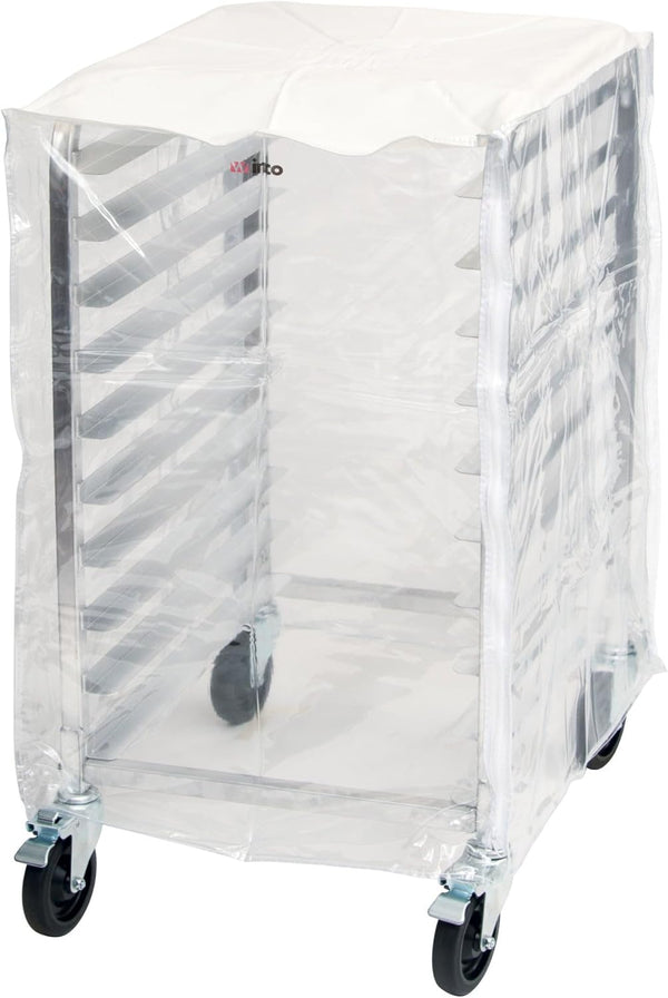 Winco Cover for 10-Tier Sheet Pan Rack, Clear, Medium, ALRK-10 and ALRK-10BK