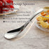 4 Pieces Stainless Steel Asian Soup Spoons, 6.3 Inch Heavy-Weight Short Handle Ramen Spoons