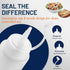 SECLENT 8 oz 6 Pack Squeeze Bottles, Plastic Condiment Squeeze Bottles for Sauces, Ketchup, Squirt Bottle for Dressing
