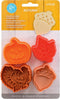 R&M International 0 Autumn Pastry/Cookie/Fondant Stampers, 4-Piece Set, Turkey, Acorn, Pumpkin