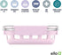Ello Duraglass Meal Prep Container - 1.75 cup Glass Food Storage with Silicone Sleeve & Airtight BPA-Free Lid (Cashmere