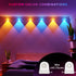 8ft 6 84313 Enbrighten Spectrum Remote Controlled Indoor Accent Wall String Lights, Color Changing LED USB Sconces