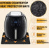 4 Pcs Heat Resistant Mats for Air Fryer, Coffee Maker, Kitchen Countertop, 16 x 12 In Non-slip Silicone Slider for