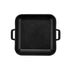 G.E.T. CA-104-BK/BK Heiss Cast Aluminum Mini Square Grill Pan for Meat and Vegetables, 6" x 6", Black