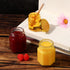 48 Pack 3 oz SZUAH Mini Honey Jars with Dipper, Glass Hexagon Honey Jar for Wedding Favors, Empty Glass Jars for Party