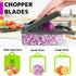 Pro Onion Chopper, Multifunctional 13 in 1 Vegetable Chopper, Kitchen Slicer Dicer Cutter with 8 Blades and Container
