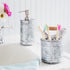 Autumn Alley Rustic Galvanized Toothbrush Holders for Bathrooms, Farmhouse Bathroom Accessories, Grey